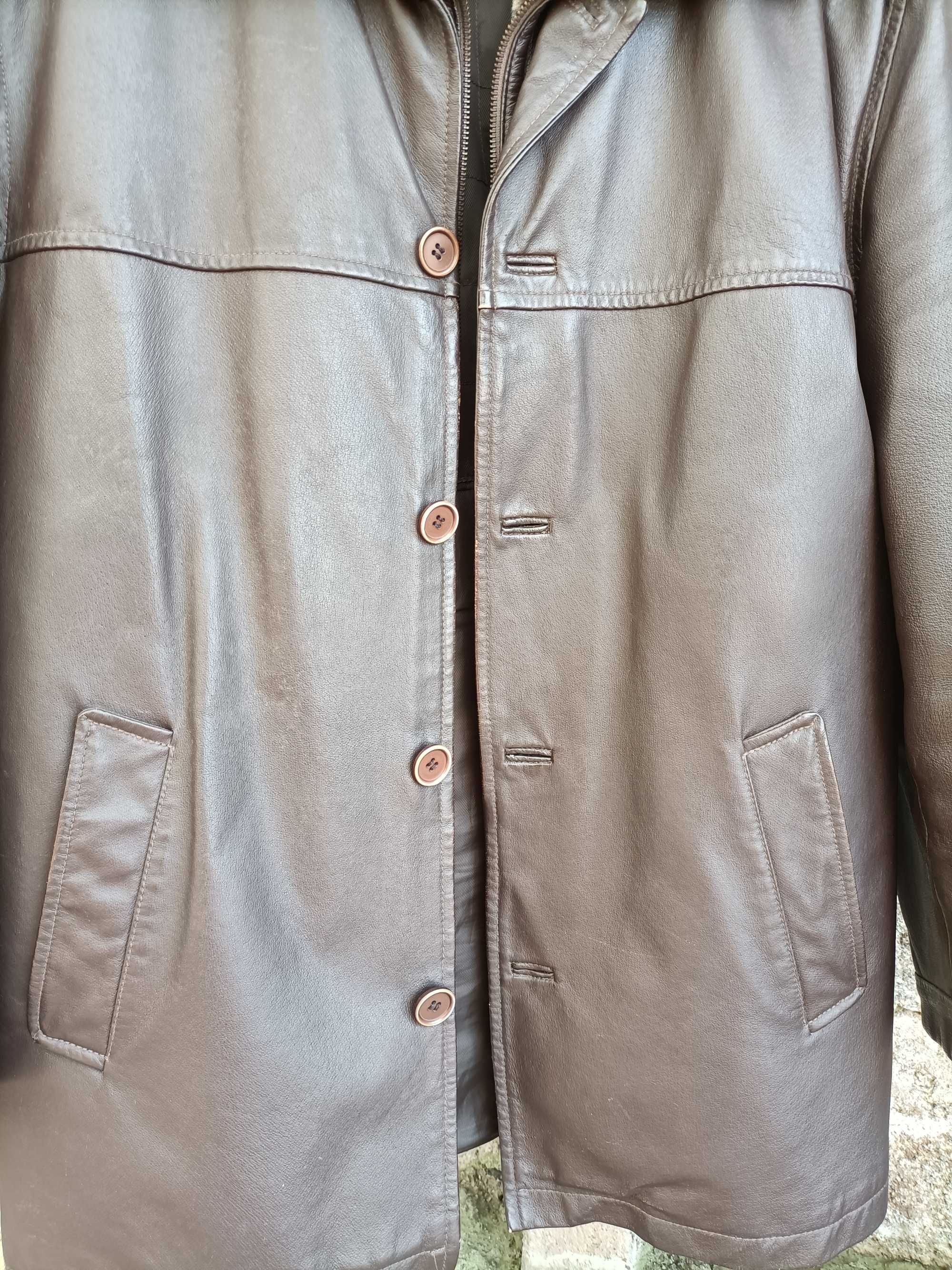 Parka em pele genuína