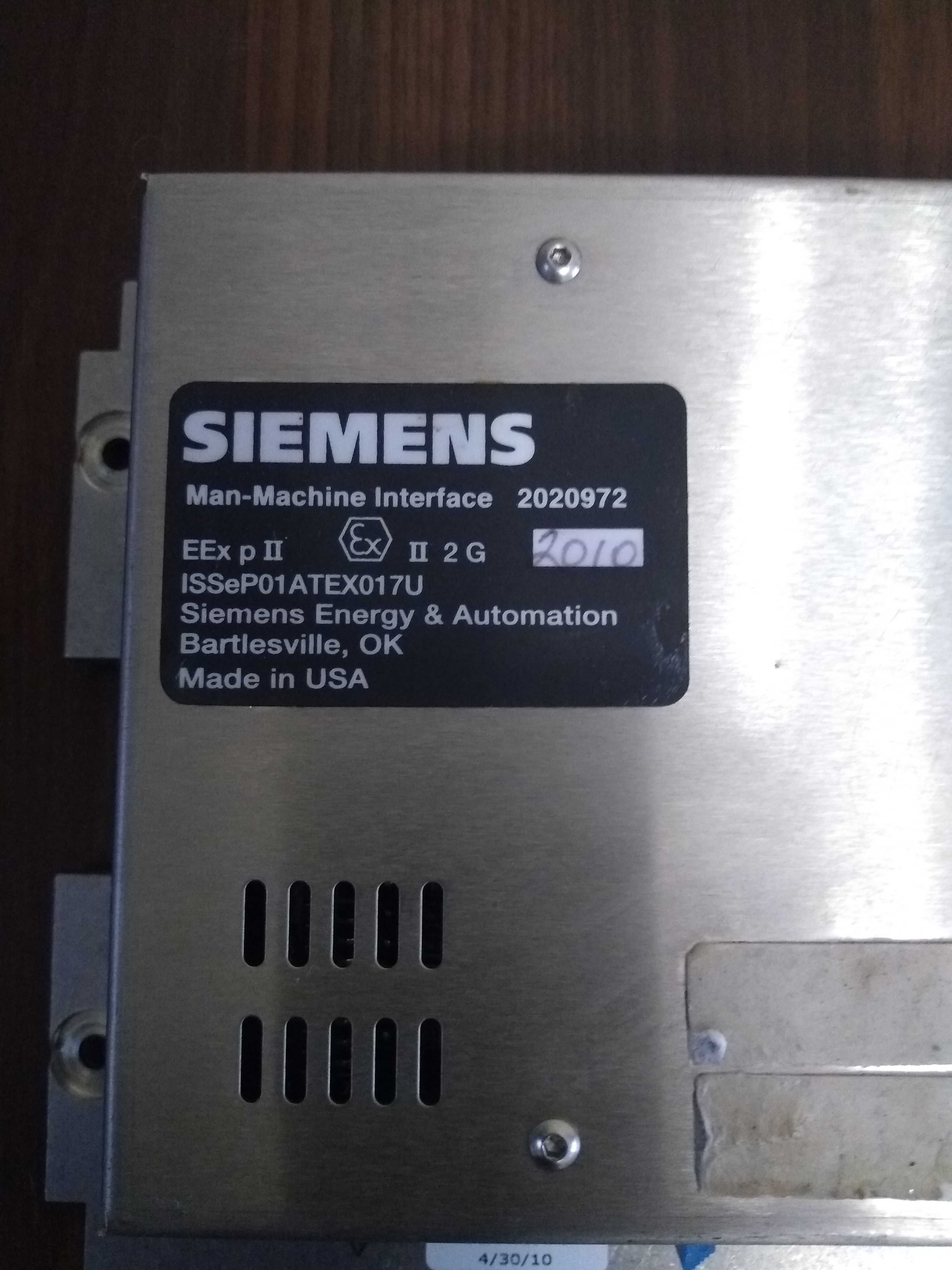 Панель оператора SIEMENS Man-Machine Interface 2020972-001