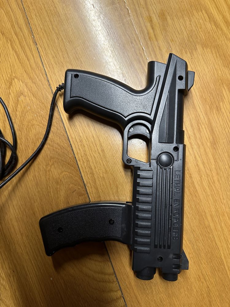 Comando pistola Lethal Enforcers nintendo famicon mega drive