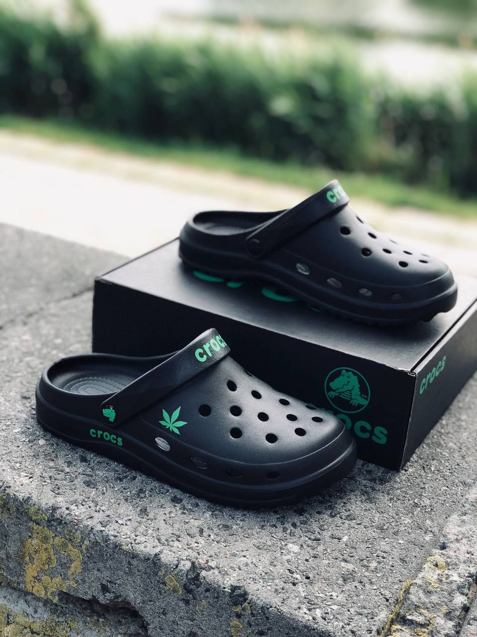 Чоловічі шльопанці сабо Crocs Rastafari крокси