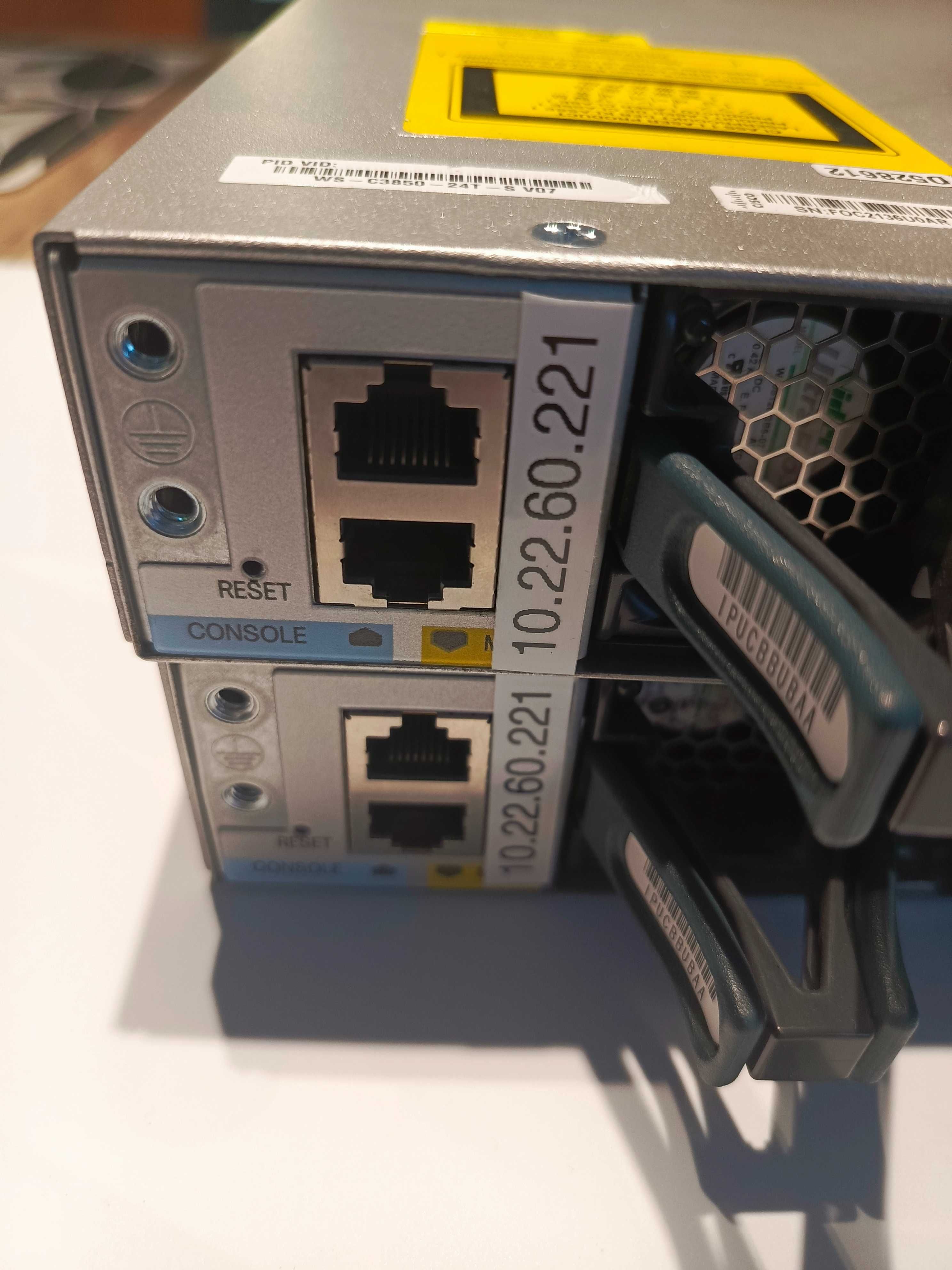 Cisco Catalyst 3850 24 x 2 + moduły + kable