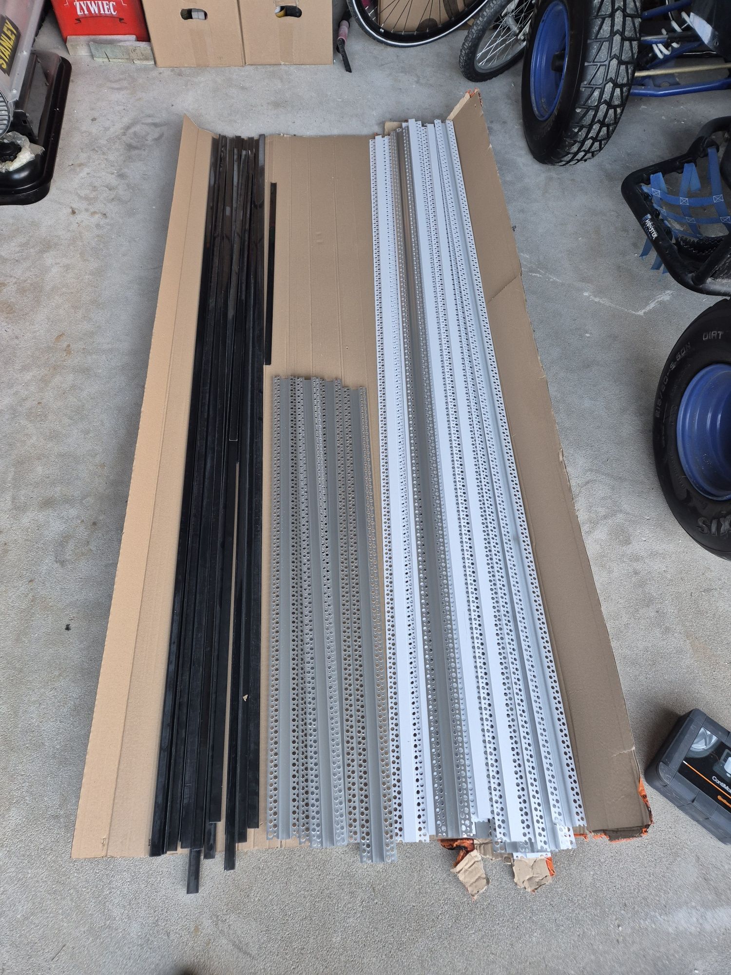 Profil LED aluminiowy do płyt GK gipsowych wpuszczany 2m
