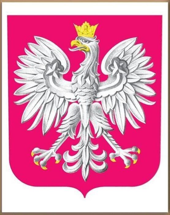 Godło RP w ramce ADAMIGO oprawa: folia