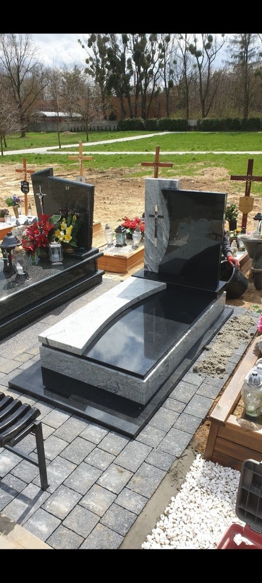 Nagrobki granitowe + Projekt T Flex Kamieniarz 3D!