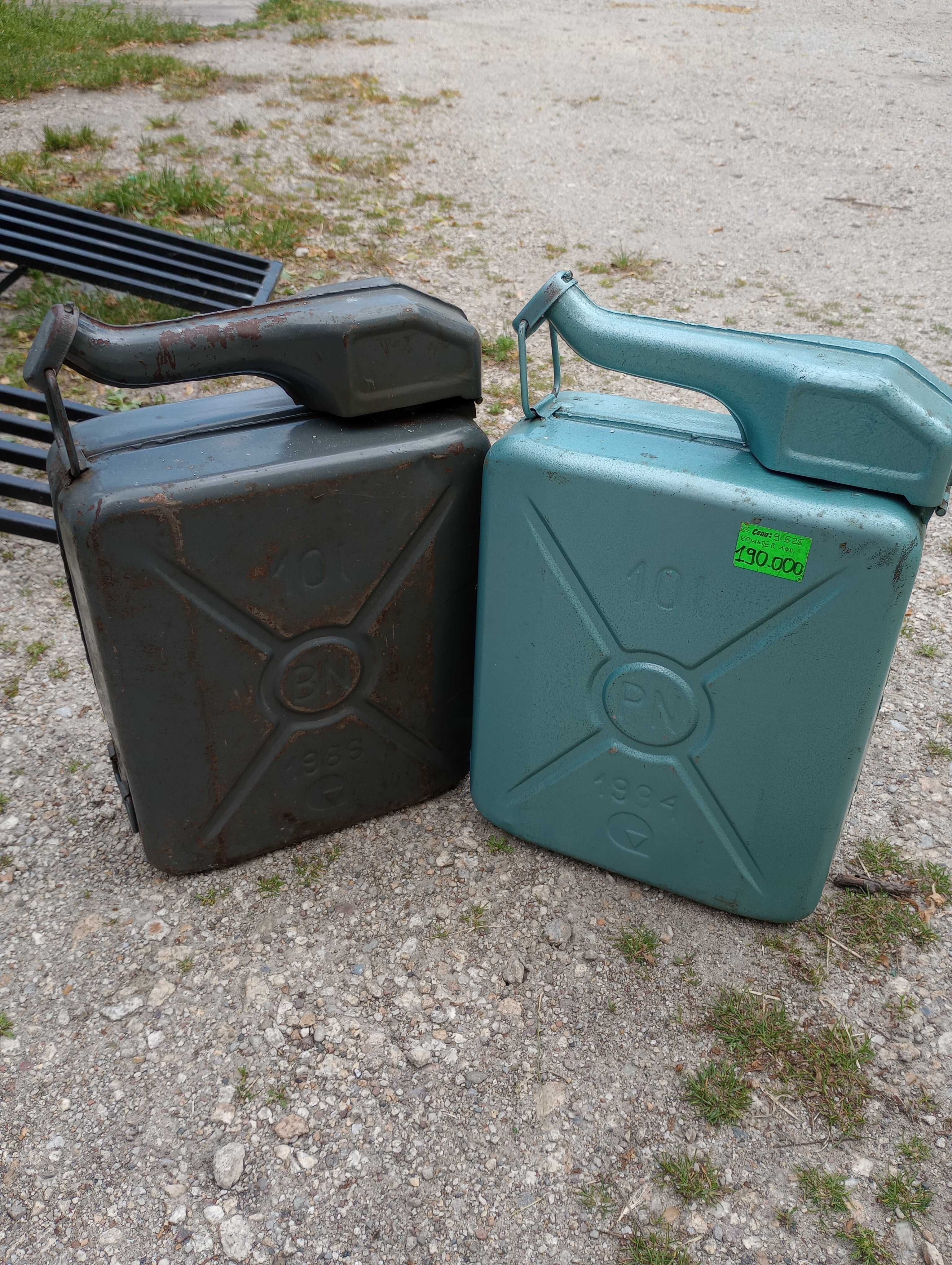 Metalowe Kanistry na benzynę 10l i 20l