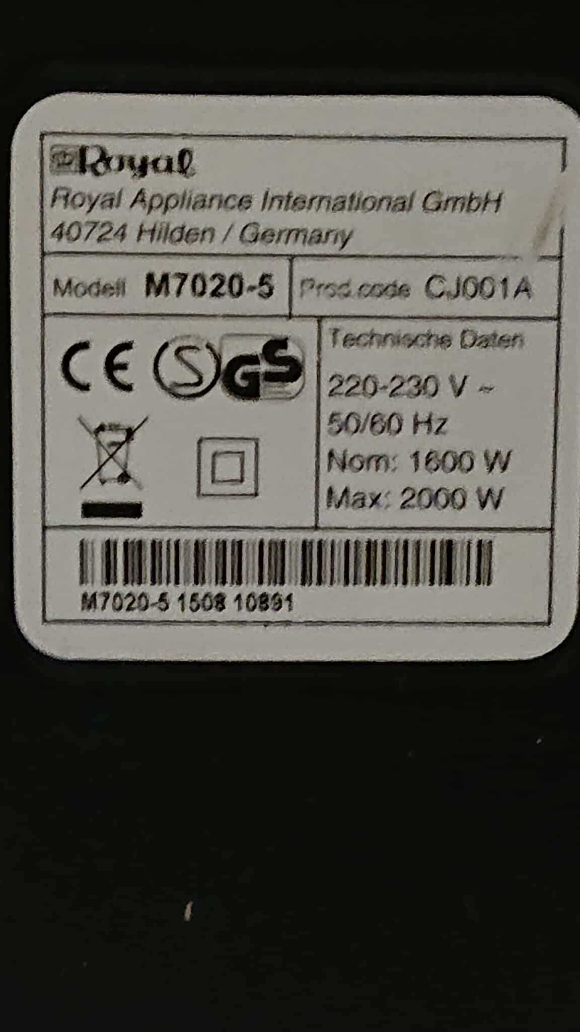 Odkurzacz Dirt Devil 2000 W - workowy