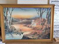 Pintura 75x56 antiga