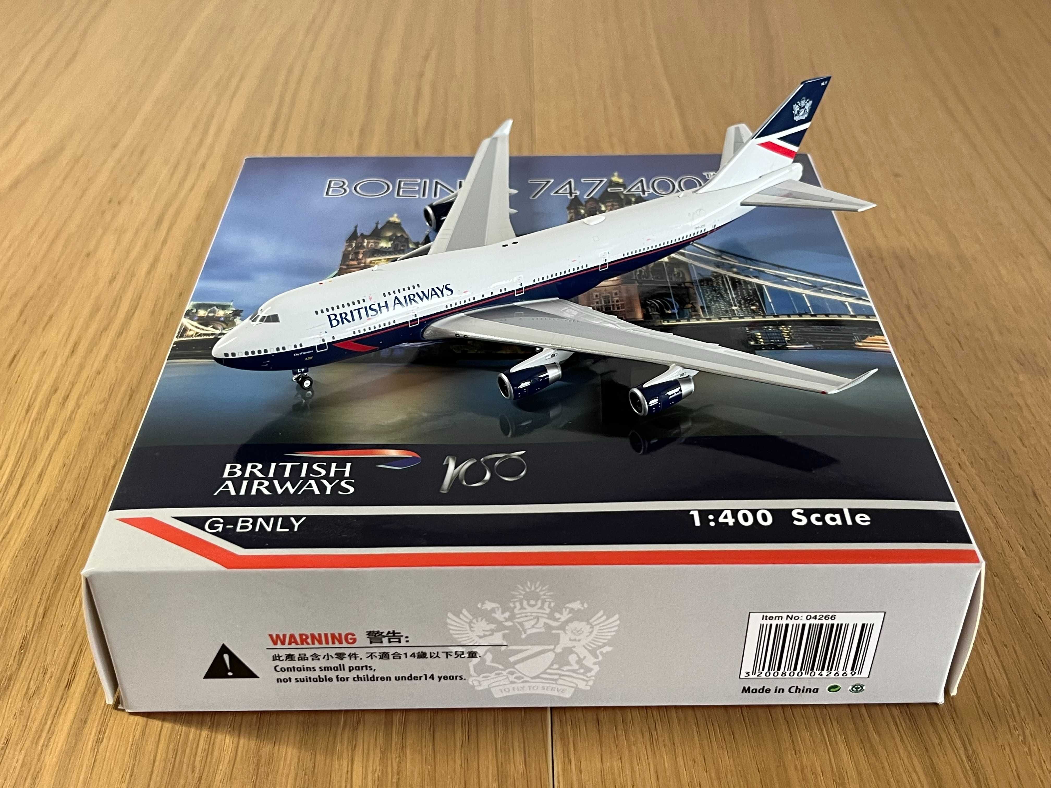 Miniatura British Airways B747