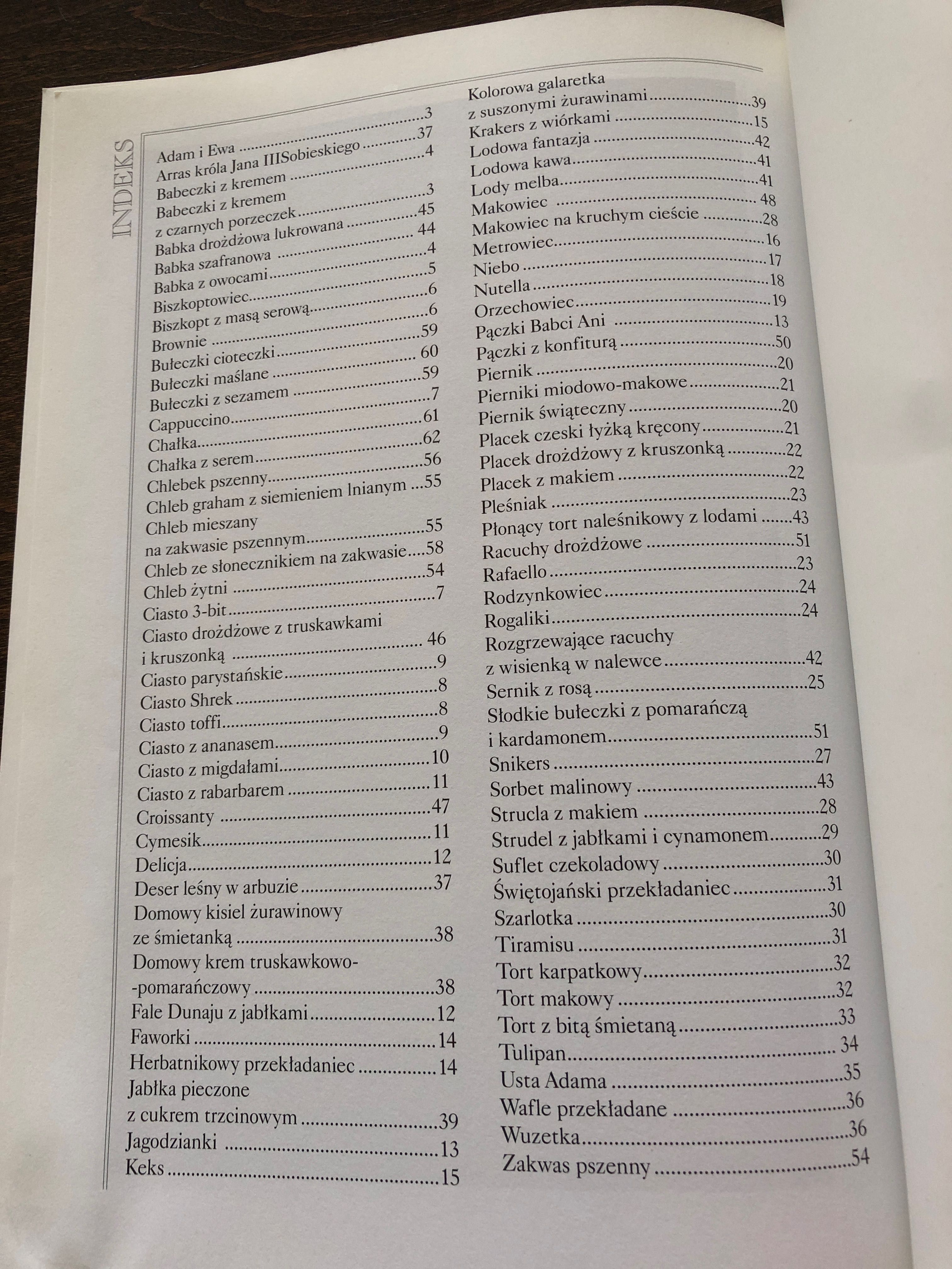 Książka z przepisami „Domowe wypieki. Ciasta, desery, domowe pieczywo”