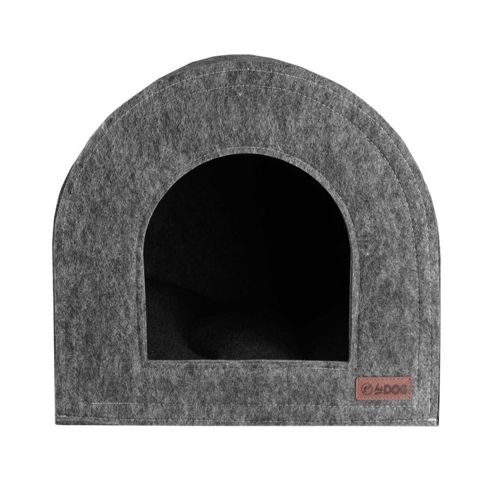 Будиночок "Хатка" для собаки або кота, р.S (35*35*35см) сірий, повсть