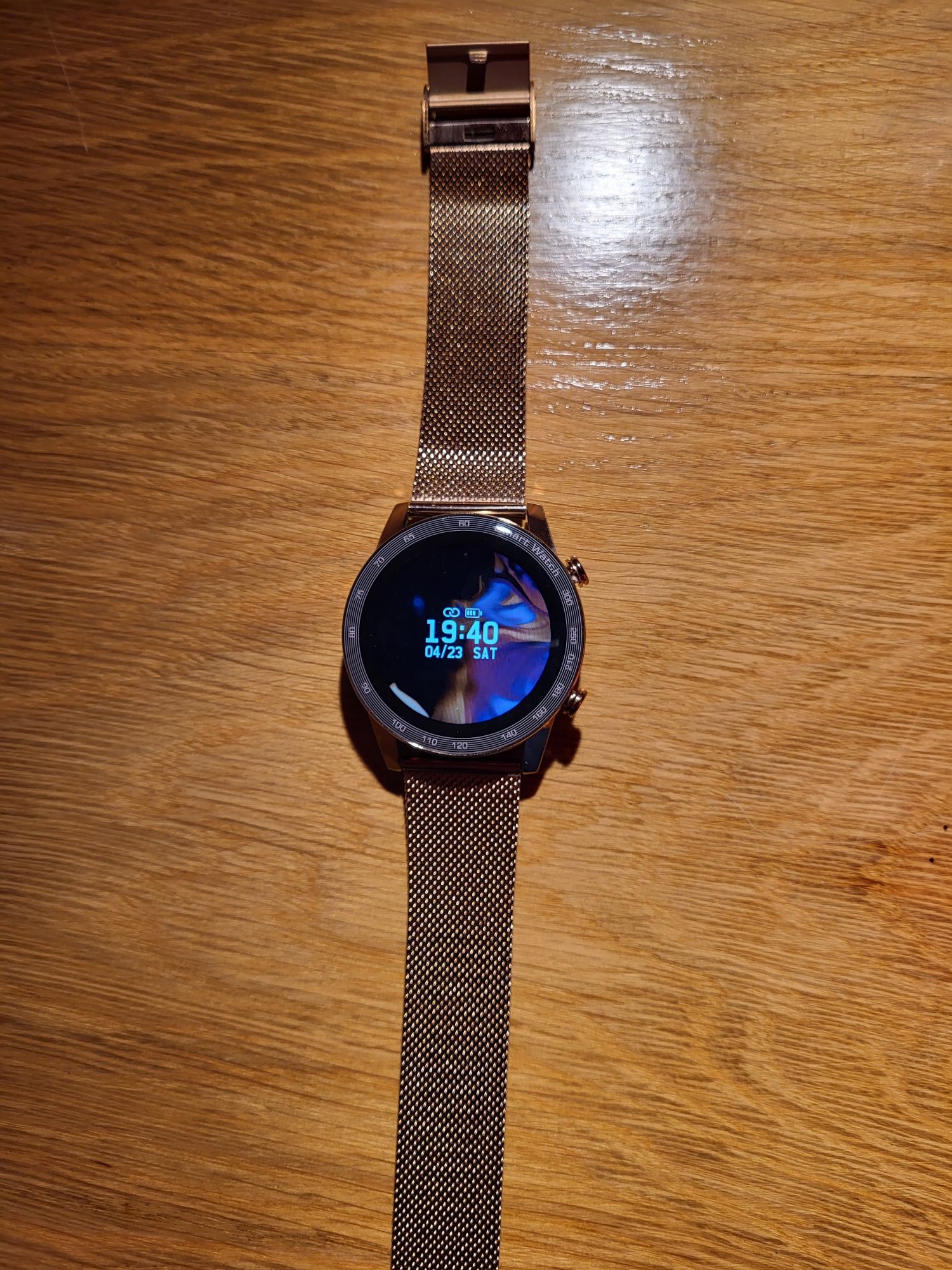 Smart watch AK25 złoty