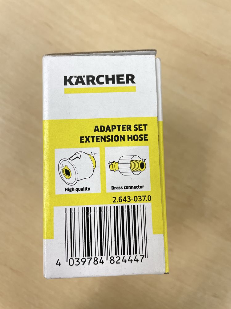 Zestaw adapterów do węża przedłużającego Myjka Karcher K 2 - K 7 Set