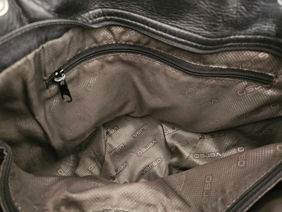 Torebka Verso - czarna, typu "worek"