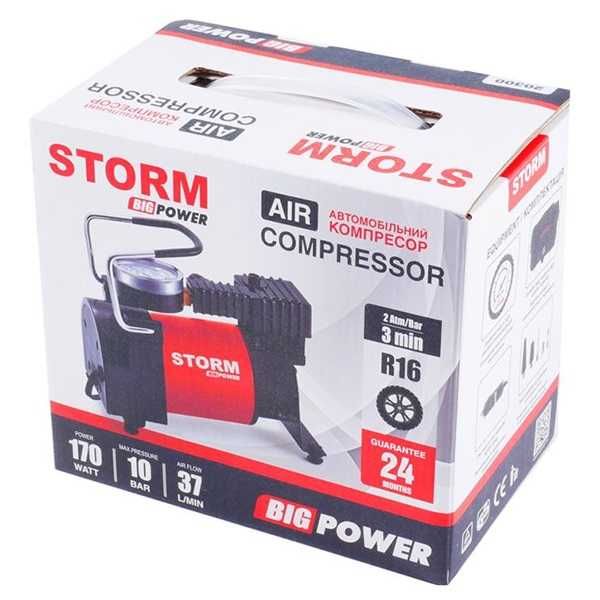 ‼️РОЗПРОДАЖ‼️Автомобільний компресор STORM 20300, Компресор для авто