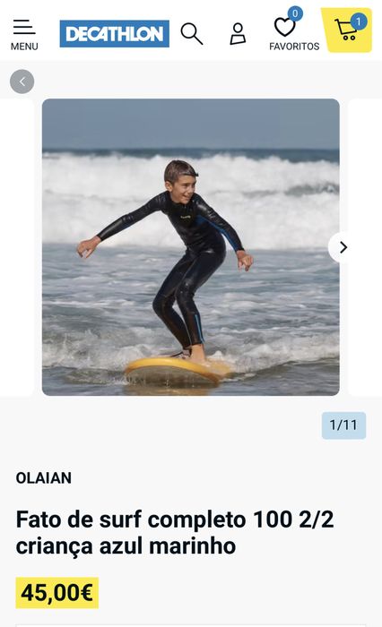 fato de surfe 12Y