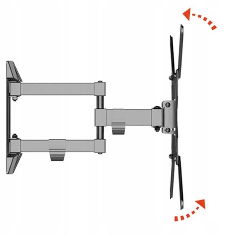 obrotowy uchwyt do telewizora monitora tv wieszak mocny XL 32"- 55"