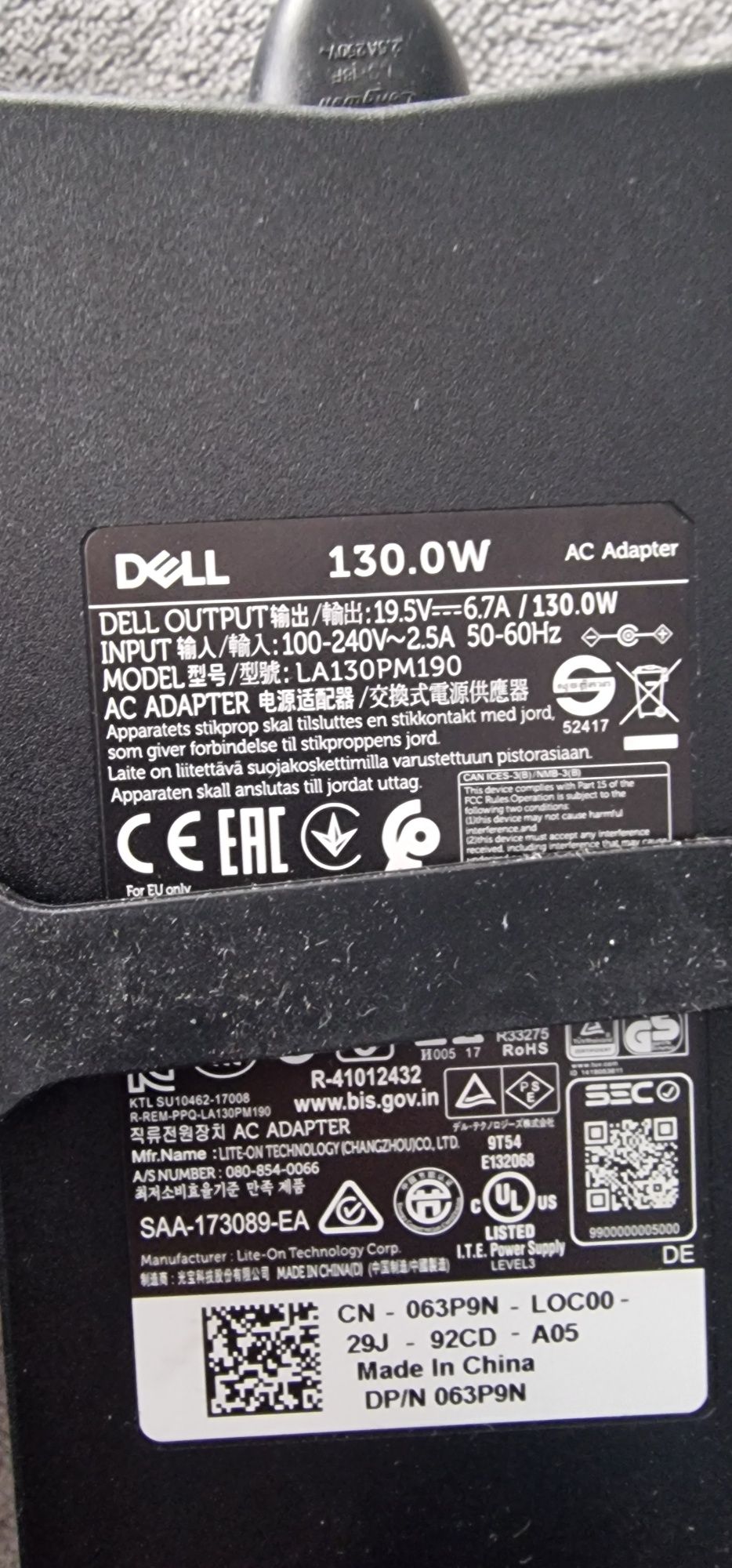 Carregadores Dell 130W