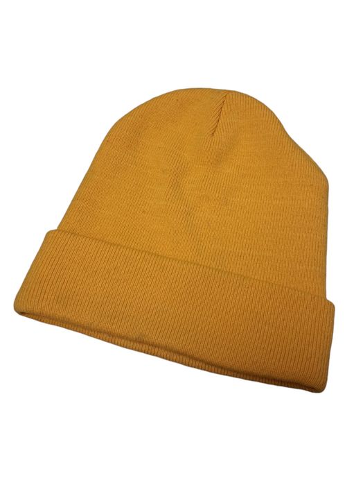 Żółta czapka zimowa Dickies logo haft retro vintage carhartt nike boxy