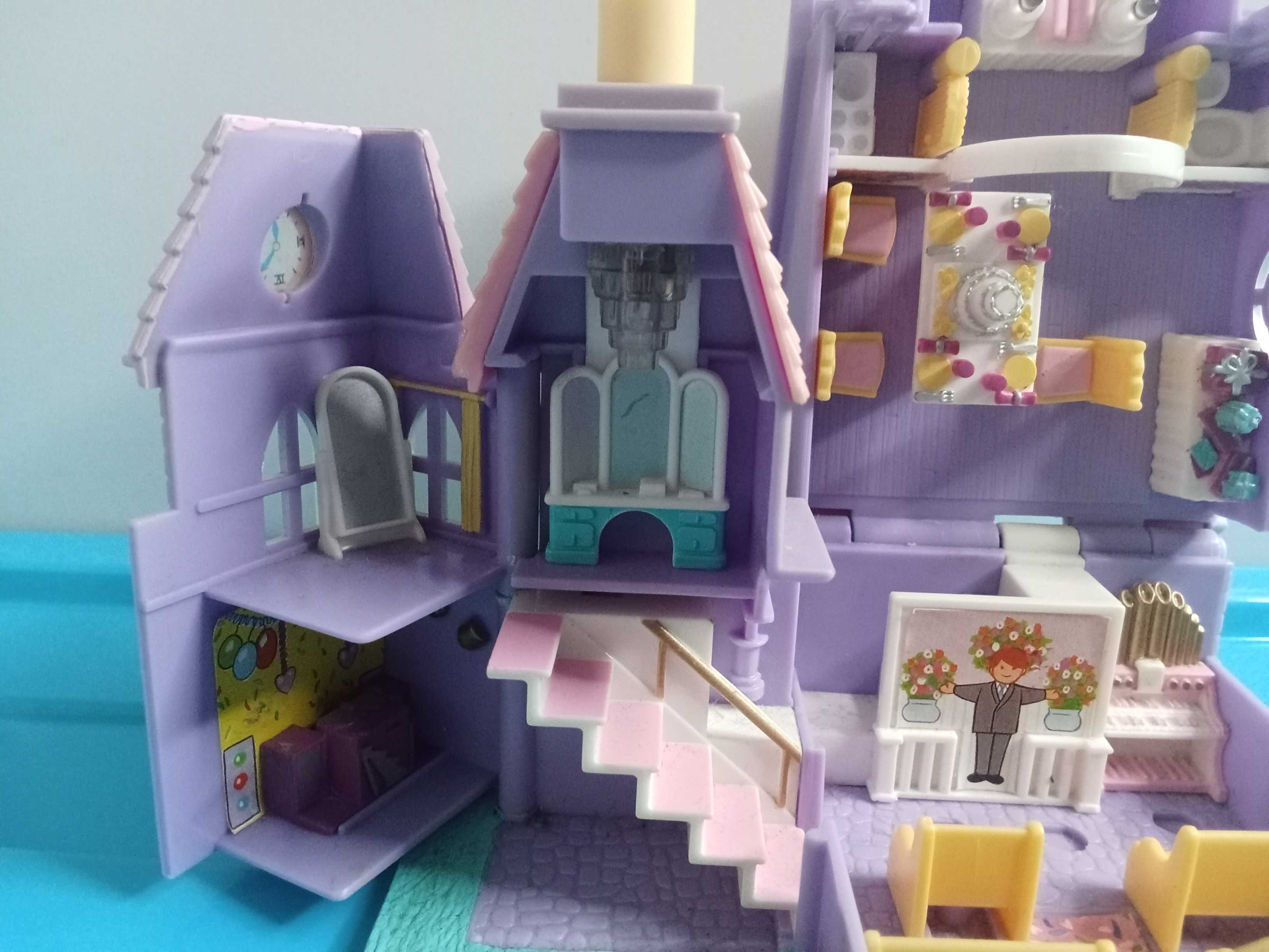 Vintage 1993 Polly Pockets Wedding Chapel. Поллі Покет Bluebird