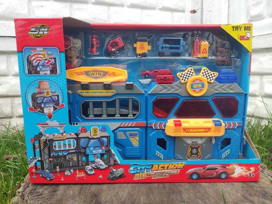 Паркінг іграшковий City Actione 2машинки у комплекті світло звук 739SB