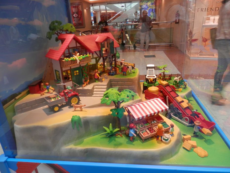 PLAYMOBIL | Interior das vitrinas | Cenário Completo