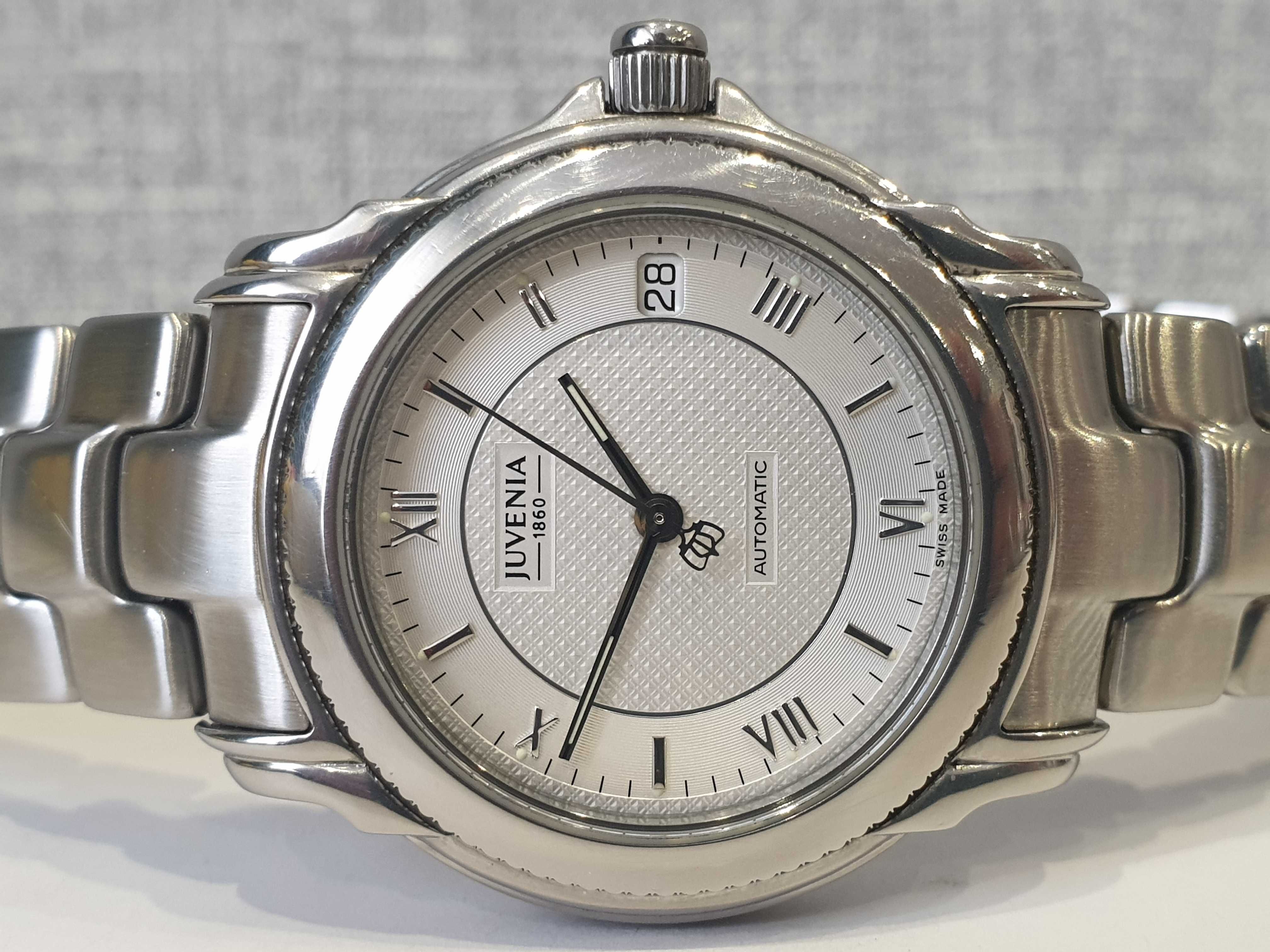 Чоловічий годинник Juvenia 1860 Automatic Swiss Made 100m 36mm 2892-A2
