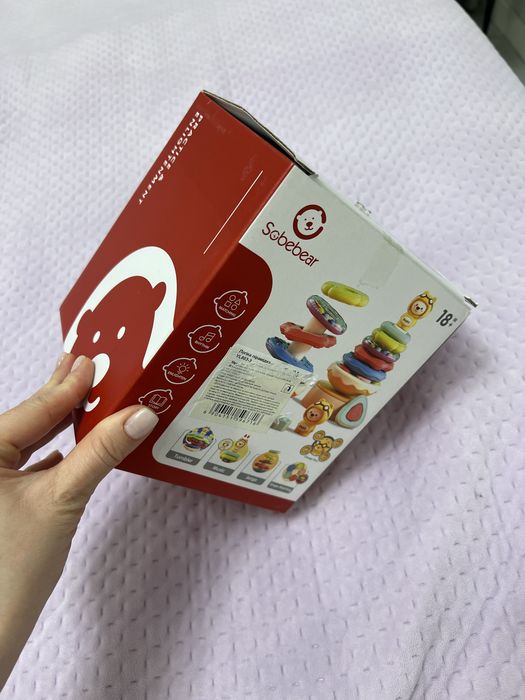 Іграшка розвиваюча Пірамідка неваляшка сортер музична YL 603-3 A