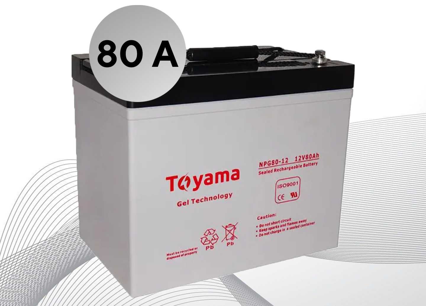 Акумуляторна батарея Toyama NPG80-12
