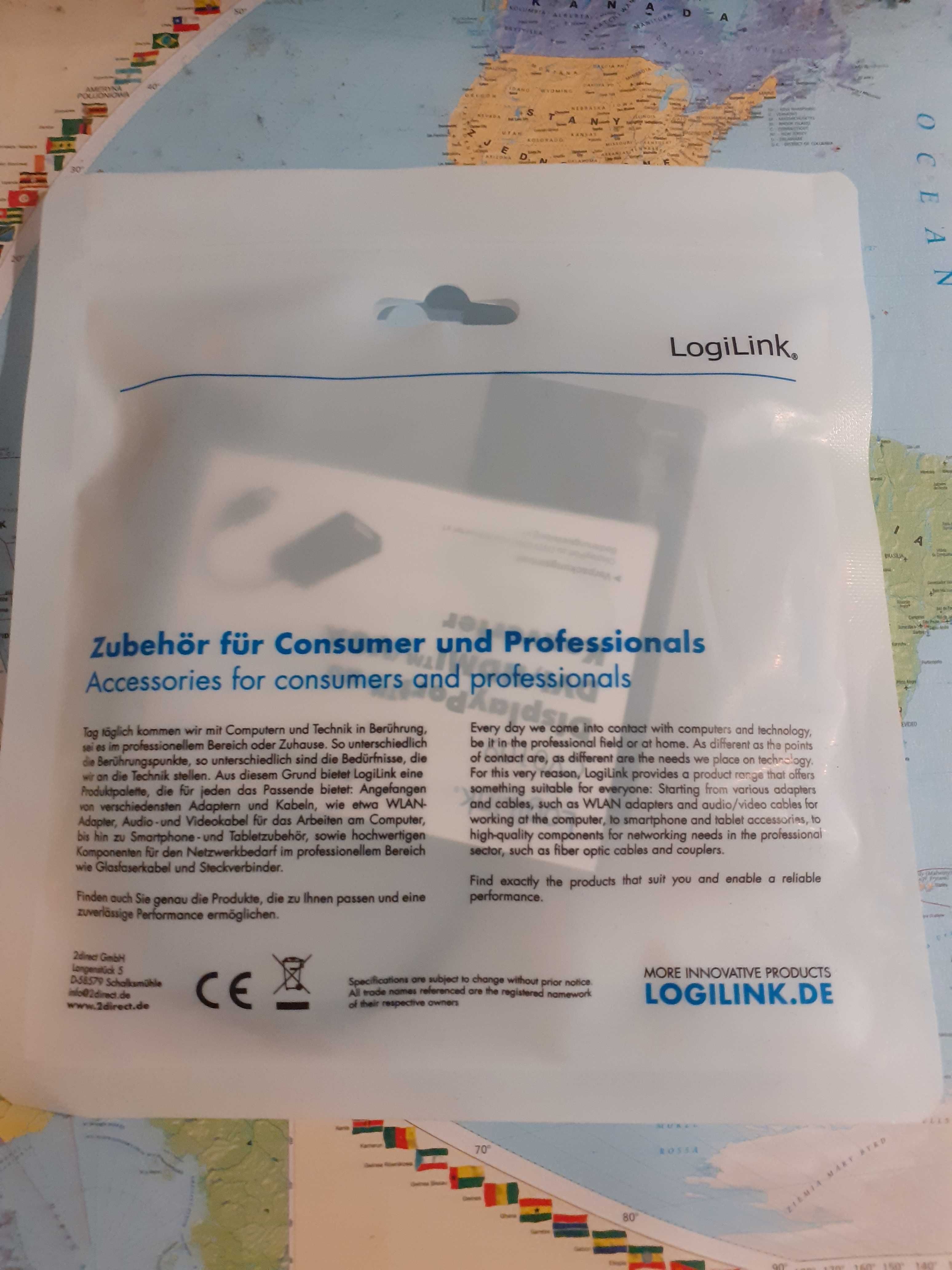 LogiLink CV0109  adapter, przejściówka, konwerter DisplayPort
