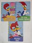 Stare książeczki WOODY WOODPECKER - 3 sztuki