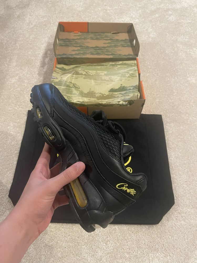nike air max 95 corteiz honey black