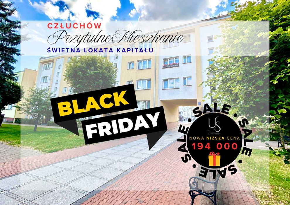 Mieszkanie z POTENCJAŁEM - Centrum - 1 piętro - 2 pokoje