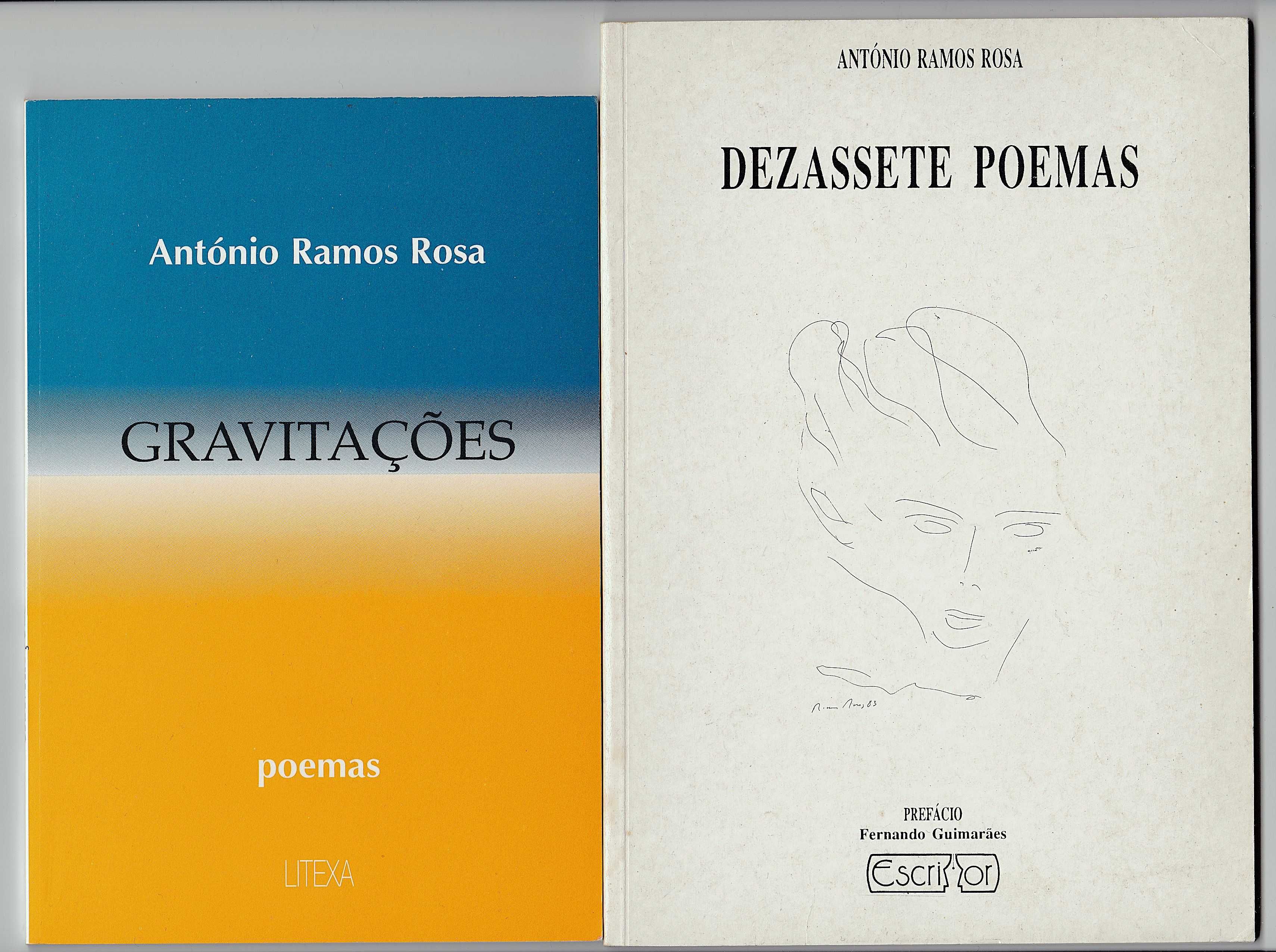 António Ramos Rosa - Gravitações + Dezassete Poemas - 1ªs edições