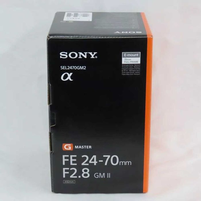 Об'єктив Sony SEL2470GM2 24-70mm f/2,8G  НОВИЙ