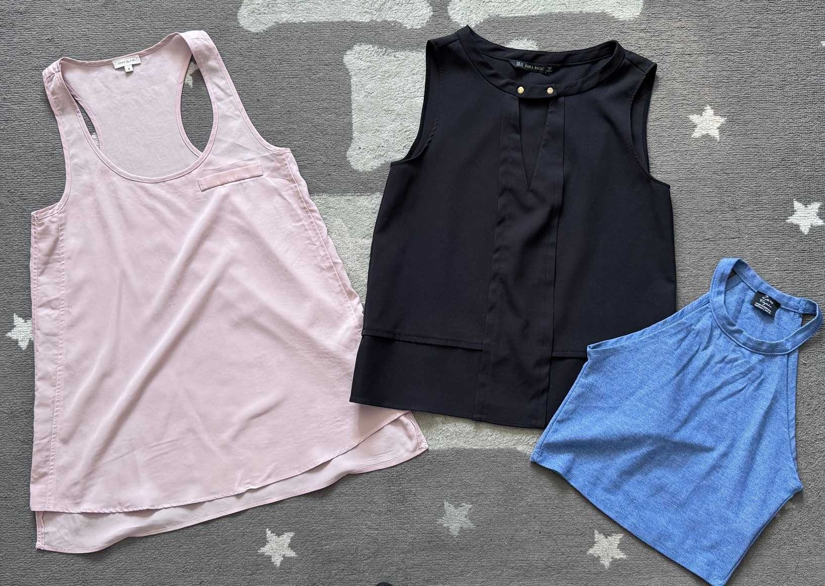 Paka ubrań rozm. XS Zara Gina Tricot Sinsay H&M sukienka bluzka jeansy