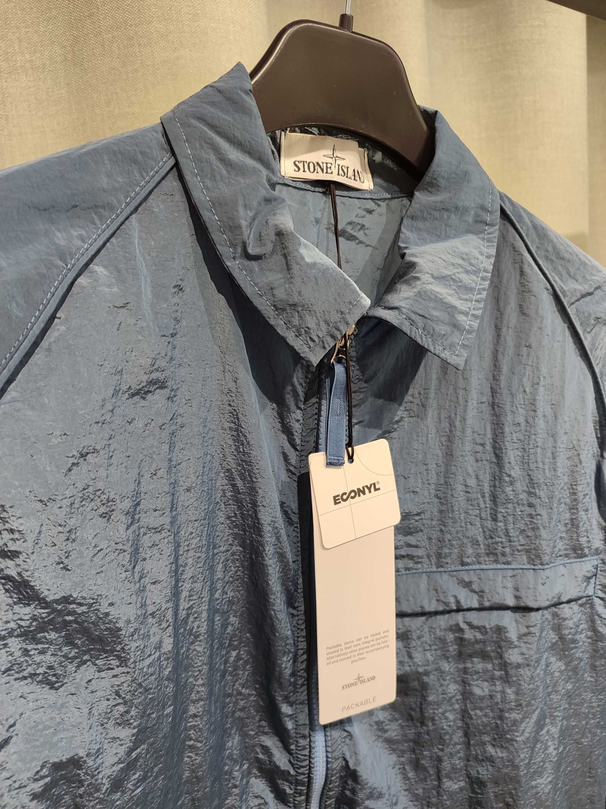 Сорочка STONE ISLAND 12321 Nylon Metal Overshirt Blue