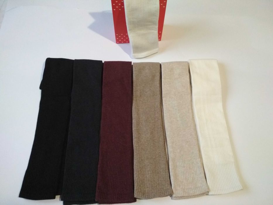 Гольфи вище коліна жіночі в рубчик заколінки