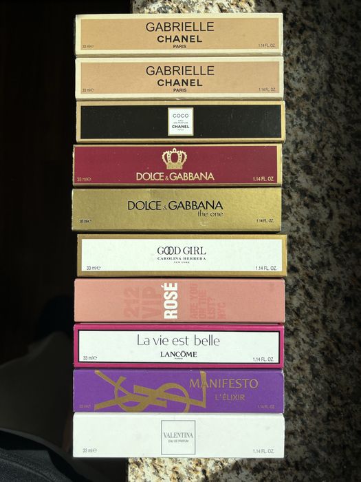 Perfumes de mulher e homem