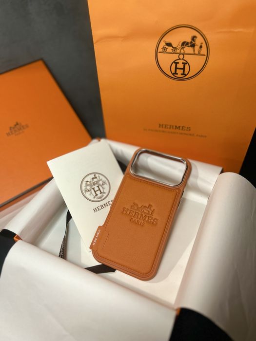 Чохол чехол Hermes Iphone case 17 pro max преміум якість пакування для