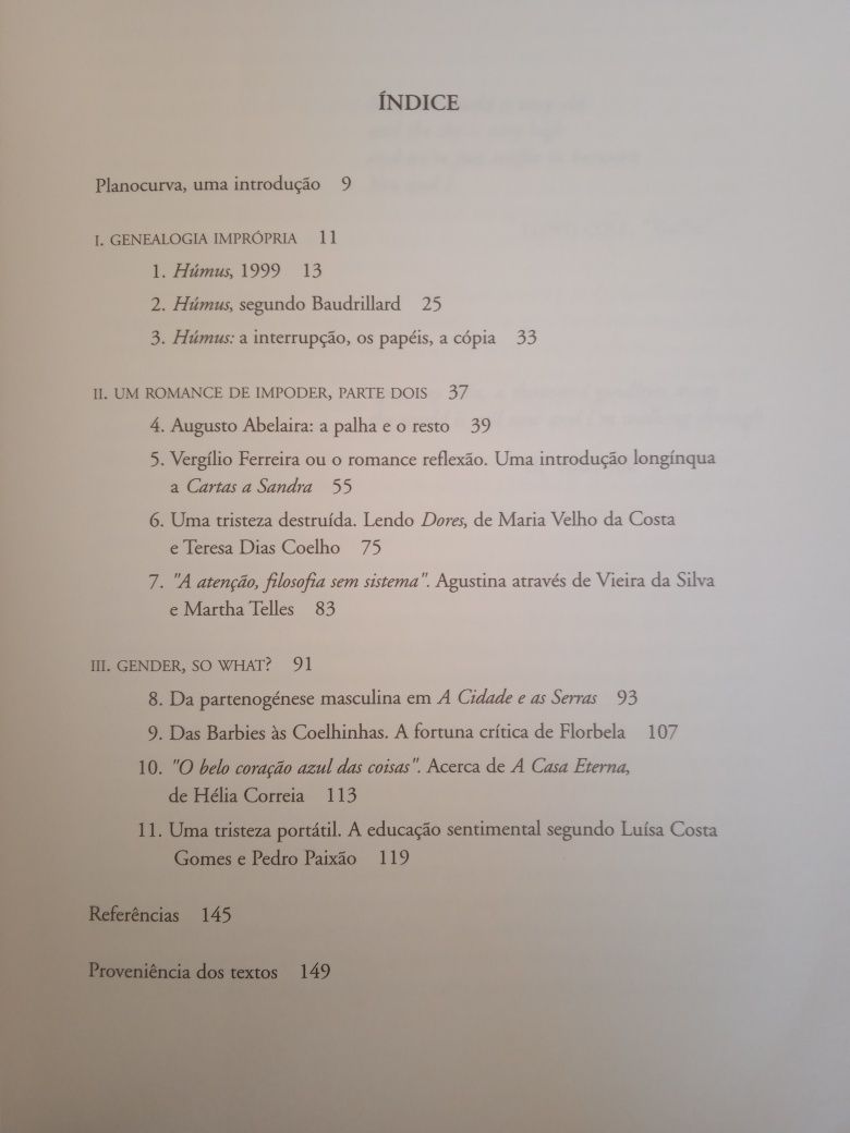Sei que já não, e todavia ainda