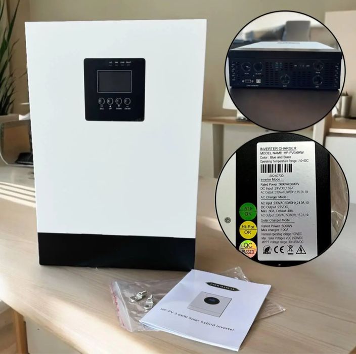 Гібридний інвертор hp-pv 3.6kw POW-MR Must Deya anern