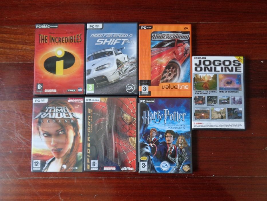 PC Games -Tomb Raider Lara Croft Spider Man Need for Speed