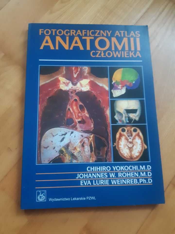 Książka "Fotograficzny atlas anatomii człowieka", PZWL, używana