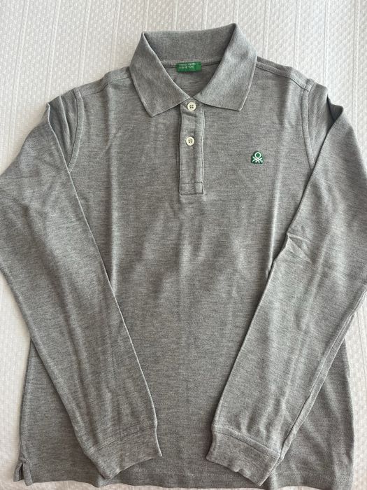 Polo cinzento Benetton, XL, 150cm