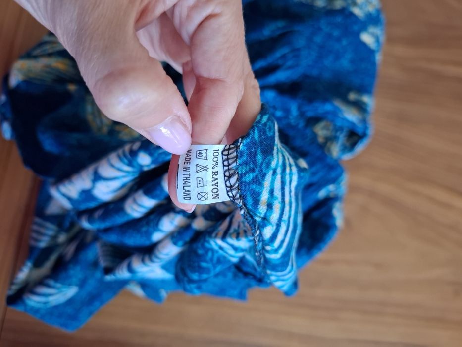 Sukienka boho z marszczeniem 152 cm