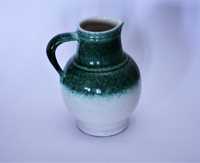 Ceramiczny dzbanek, wazon z uchem Strehla sygnowany 9026 lata 60