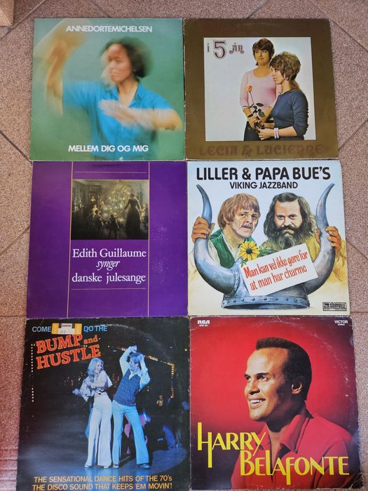 Płyty vinylowe mix niemieckie duńskie