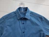 Koszula Massimo Dutti  jak jeans rozmiar S  męska niebieska