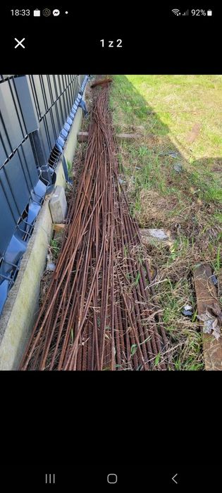 Stal zbrojeniowa fi 12 mm żebrowana zbrojenie fundament podciąg belka