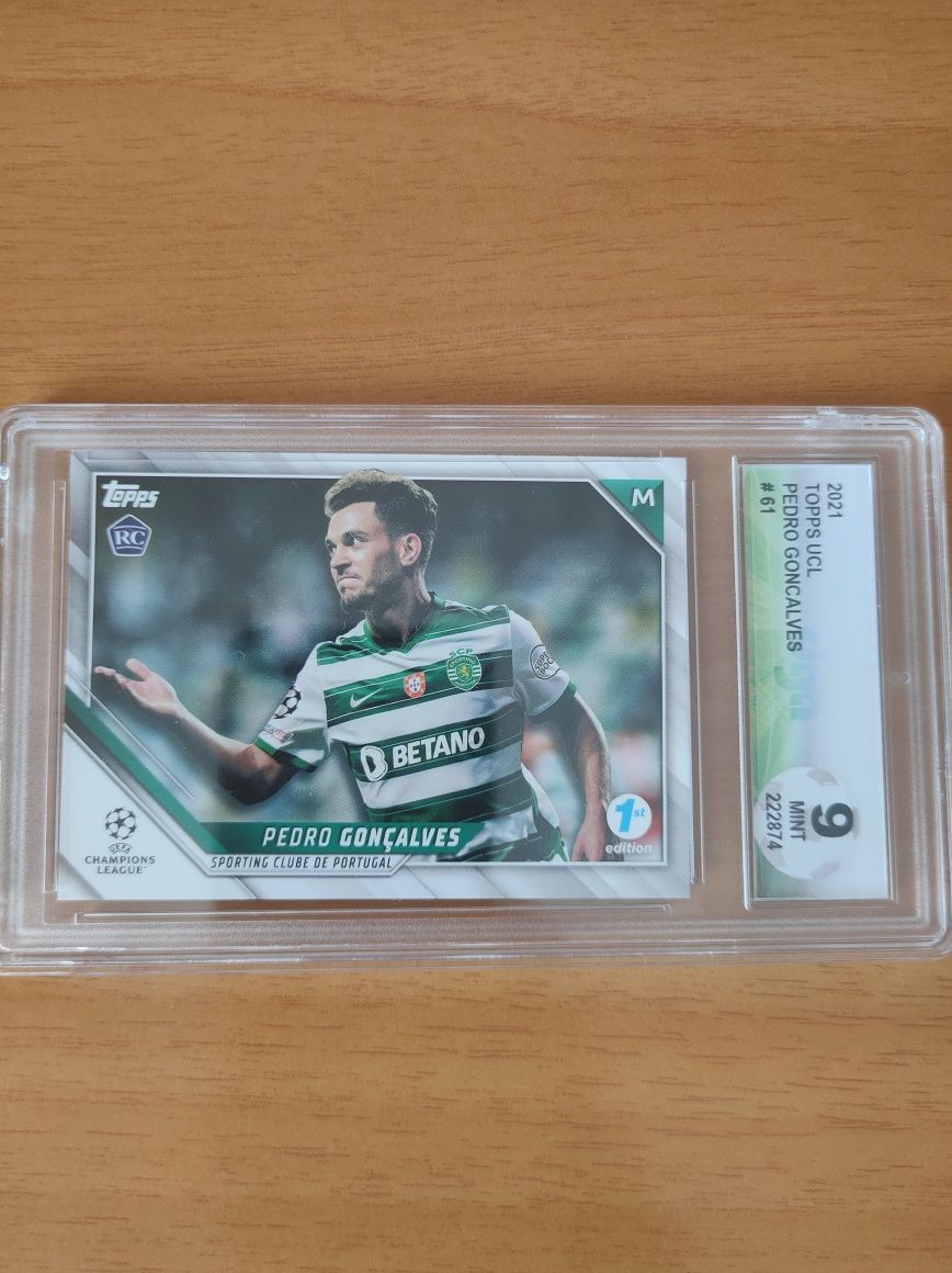 Pedro Gonçalves - Topps UCL 2021 - Sporting CP DGA/PSA 9